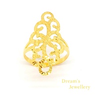 Cincin Besar Emas 916 Original / 916 Gold Ring Original Dreams Jewellery