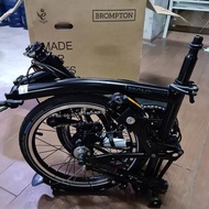 Sepeda Lipat Brompton Black On Black Edisi M6L - Bukan - Elemen Pikes