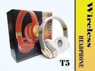 Headphone Wireless T5 bando headset Bluetooth Bando Earphone