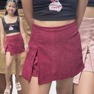 SKORT CORDUROY FOR GIRL KIDS(SMALL 6MOS-24MOS MEDIUM 3-4YRS LARGE 5-6YRS XL 7-9YRS 2XL 10-14YRS OLD)