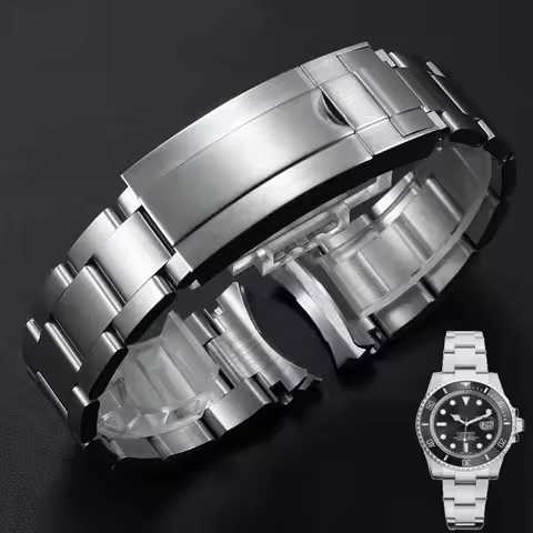 Solid Stainless Steel Watch Band For Rolex Oyster Perpetual Datejust DAYTONA SUBMARINER Luxury Brace