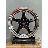 [NEW] COSMIS Wheels XT005R Sport Rim 15x7JJ ET35 8x100/114.3 Black Milling Lip Machine