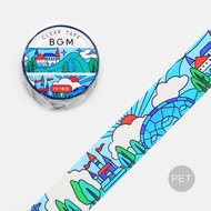 Clear tape BGM Japan - Castle colored glass in the forest - 1 meter cycle