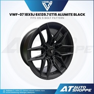 Vogue VWF-07 18x9J 6x139.7 ET15 Alumite Black (1 Piece) 4x4 Rims