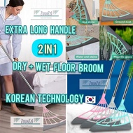 2IN1 Multifunctional Magic Toilet Silicone Brooms Sweeper Mops Cleaner Bathroom Floor Brush Silicone