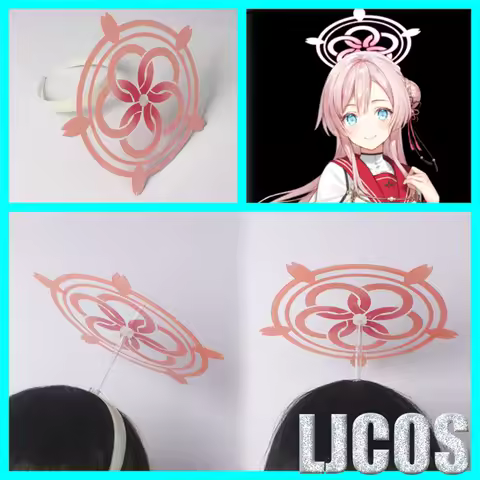 Anime Game Blue Archive Mizuha Mimori Cosplay Halo Headwear Headband Headclips Halloween Fancy Stage