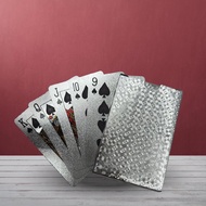 Silver Joker Playing Card