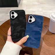 Gray Camouflage Texture Protective Case IPhone 15 Plus 13 12 15 Pro Max 14 16 Pro Max Magnetic Back 