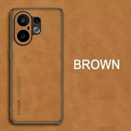 Casing For Vivo x200fe S30 Pro Mini 5G matte Skin Feel Shockproof Leather Case Soft Back Cover Funda