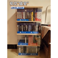CD Rack DVD Storage Rack Album Record Disc Rack ps4 Game CD Organizer Rack Blu-ray Disc Vinyl Collec
