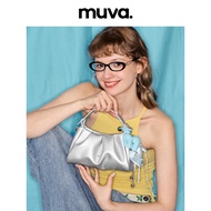Muva Lazy Cloud Series Puff Bag - Bovine Split Leather, Handheld & Crossbody