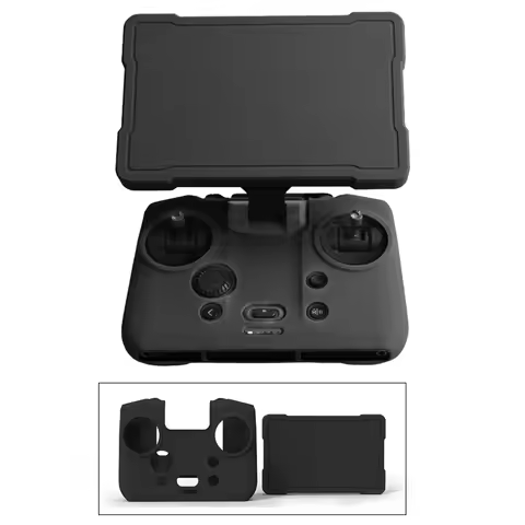 2in1 For DJI RC PRO 2 Remote Control Silicone Case Screen Cap Protection Cover Anti-collision Mavic 