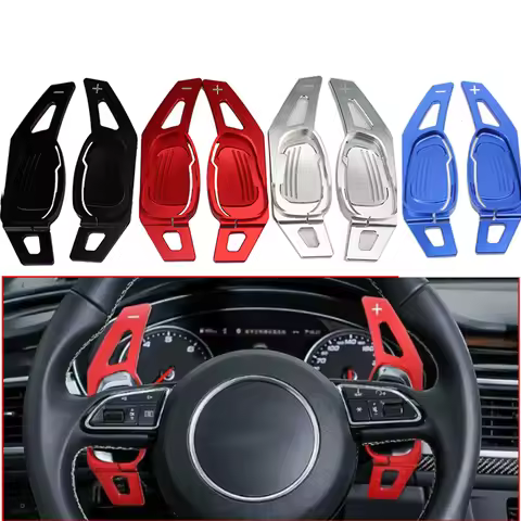 Car Steering Wheel DSG Shift Paddle Extension For Audi RS3 RS4 RS6 RS5 RS7 S5 SQ5 Aluminum Shift Pad