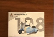 Tiny scooter sidecar 電單車 偉士 Vespa 綿羊仔 模型