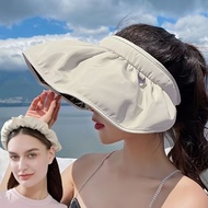 2023 New Wide Brim Hats Beach UV Protection Scallop Cap Outdoor Women's Hat Caps