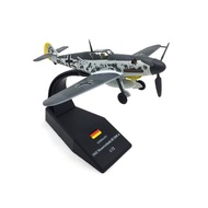 1:72 German World War Ii Bf109 Alloy Fighter Aircraft Model Finished War Thunder Collection Decoration Decoration Gift