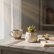 手作龍舌蘭仿真黏土植栽