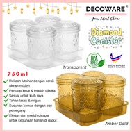 ECOWARE 4pcs Bekas Kuih Raya Set 750ml /Cookies Container Set /Bekas Kuih Raya /Balang Kuih Raya Set