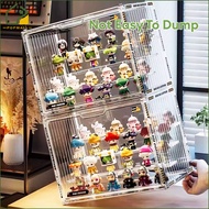 POP Acrylic Display Organizer Box PopMart Transparent Doll Storage Box Labubu Display Rack Durabox