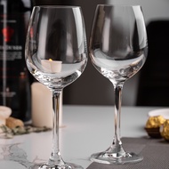 EDELITA Unique Luxury Machine Pressed Blue Water Clear Riesling Goblet wine glass S96RL30
