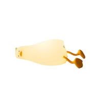 LED Squishy Duck Lamp Rechargeable Bedside Touch Lamp Cute Light Up Duck Nightlight Lying Flat Duck