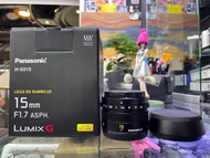 PANASONIC LEICA 15mm F1.7 ASPH DG SUMMILUX 齊盒 超新淨 15 mm