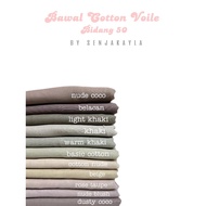 Bawal Cotton Voile BIDANG 50 (Square Hijab)