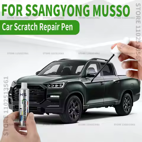 For KGM SsangYong Musso Car Paint Repair Pen Paint Scratch Repair Accessories Green Gray Grand White