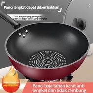 Non-stick Frying Pan Medical Stone Size 32cm Diamond Wok Pan Nonstick Frying Pan