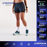 Decathlon Women'S 2In1 Running Shorts 2-In-1 For Women Kiprun Run 500 Comfort