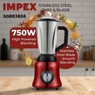 IMPEX Stainless Steel blender SGB 83868 Heavy Duty kering | khind | coper | Blender Murah