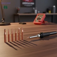 [GrandLarge] 900M Soldering Iron Tips Set 1 Set K 2.4D 3C B I Pure Copper for 936 Handle Clean Solde