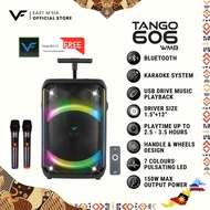 Vinnfier Tango 606 WMB 12" Mudah Alih Pembesar Suara Bass Bluetooth Karaoke Speaker LED Party Lights