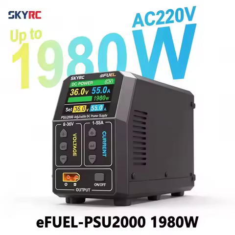 SKYRC EFUEL PSU2000 1980W DC Power Supply 8V-36V Adjustable Voltage for RC Charger Model Aircraft Dr