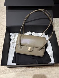 Chanel  preppy22cm 大象灰