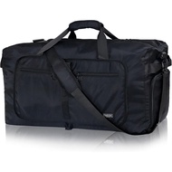 Fmeida 65L Duffle Bag with Shoes Compartment, Foldable Travel Duffel Bags for Men Women, Large Packa