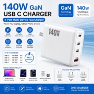 140W GaN USB C Charger Laptop Charger 4-Port Multi-Device
