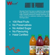 Mountain Fresh Jus Buah 1.5L - Bit, Epal & Lobak Merah | Pengedar Sah | Tarikh Luput 2028