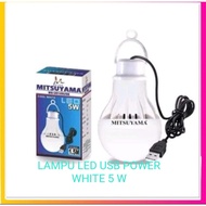 G622 5 WATT 5W USB BULB WHITE LED SLEEP LIGHT PORTABLE NIGHT LIGHT