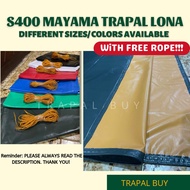 20ft x 40ft MAYAMA TOLDA LONA TARPAULIN TRAPAL COVER WITH INNER FIBER KAYA MATIBAY WITH FREE ROPE