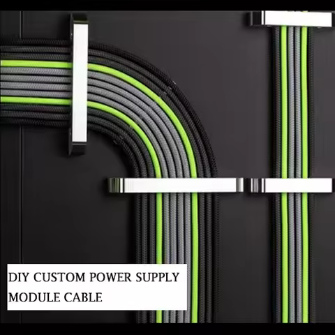 DIY Custom PSU Weaving line For Desktop Computer Power Supply Module Cable Kit,24PIN Motherboard,GPU