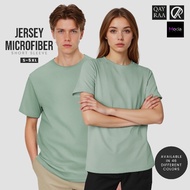 𝐐𝐚𝐲𝐫𝐚𝐚 (𝐏4) Jersey Microfiber Unisex / Size : S-5XL / Jersi Plain Short Sleeve
