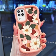 HP Phone Case For Samsung A22 M22 M32 A23 4G A23 5G F23 5G M23 5G A24 Beautiful Flower Case Softcase