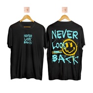 LOKAL HITAM Black Never Look Back T-shirt / Local Brand Clothes / Local Brand Clothes / Others / Adu