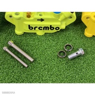 🚗🎁▦ↂ🔥 BREMBO CNC CALIPER PUMP 4POT FRONT DEPAN Y15ZR V1 V2 LC135 LC5S LC4S Y125ZR RS150 Wave110 Wave125 Wave GP4 M3 M