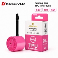 KOCEVLO Ultralight TPU Inner Tube for Folding Bikes – 349 / 406 / 451 Sizes