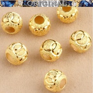 916golden car flower frosted thick 916gold transfer beads 916 916gold loose beads in stock