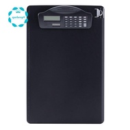 Multifunctional Clipboard with Binder Calculator Writing Pad Pen Slot & Scale for A4 Paper File Suit