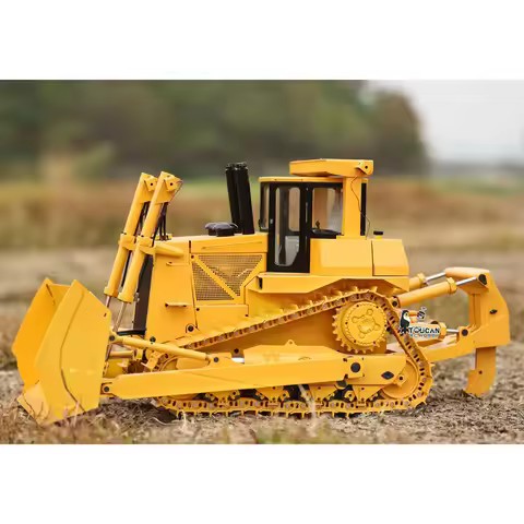 JDMODEL 98 DXR2 RC Hydraulic Bulldozer 1/14 Remoted Construction Dozer Crawler Upgraded Sound Module