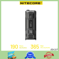 NITECORE EDC37 Ultimate Tactical EDC Flashlight 8000 lumens 18W USB-C Rechargeable Troch Light Integ
